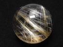 [Video][One of a kind] Rutilated Quartz AAA- Sphere, Round 20.5mm 1pc NO.14