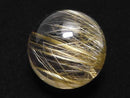 [Video][One of a kind] Rutilated Quartz AAA- Sphere, Round 21mm 1pc NO.15