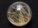 [Video][One of a kind] Rutilated Quartz AAA- Sphere, Round 21mm 1pc NO.16