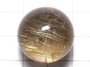 [Video][One of a kind] Rutilated Quartz AAA- Sphere, Round 21.5mm 1pc NO.18