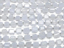 [Video] Natural color Blue Chalcedony AAA- Faceted Nugget half or 1strand (18pcs)