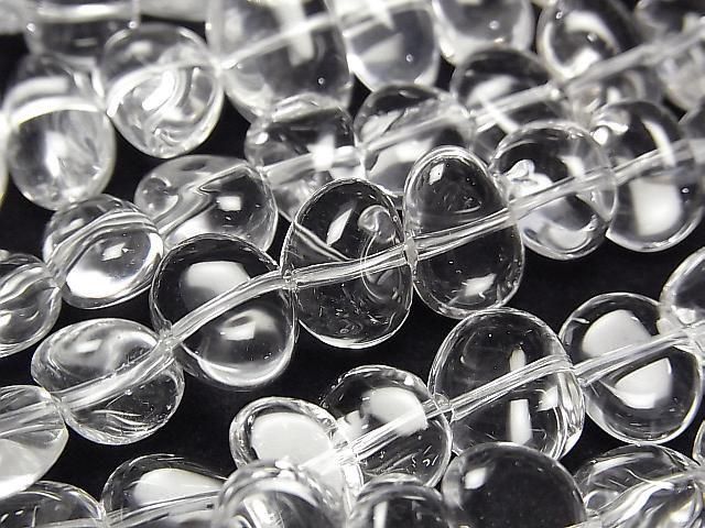 [Video] Crystal AAA Flat Nugget 1strand beads (aprx.15inch/38cm)