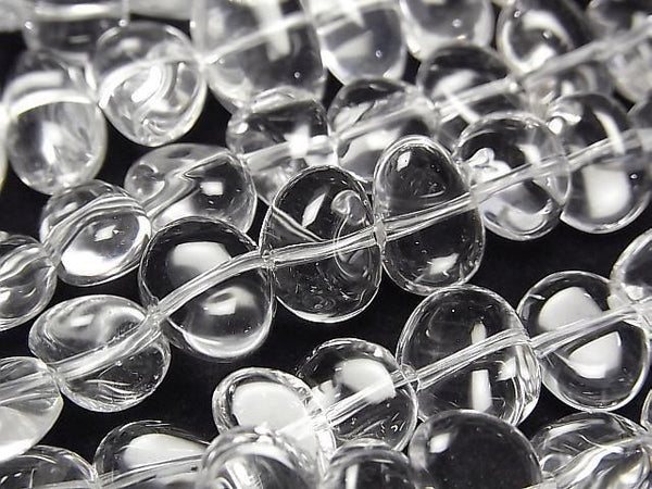[Video] Crystal AAA Flat Nugget 1strand beads (aprx.15inch/38cm)