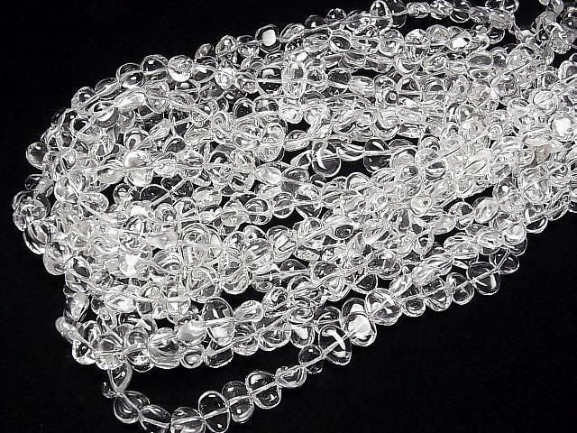 [Video] Crystal AAA Flat Nugget 1strand beads (aprx.15inch/38cm)
