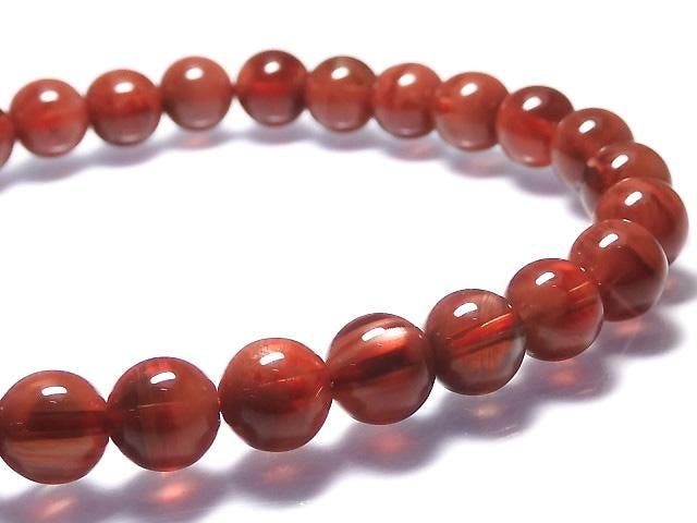 [Video][One of a kind] High Quality Tibetan Andesine AAA Round 6.5mm Bracelet NO.4