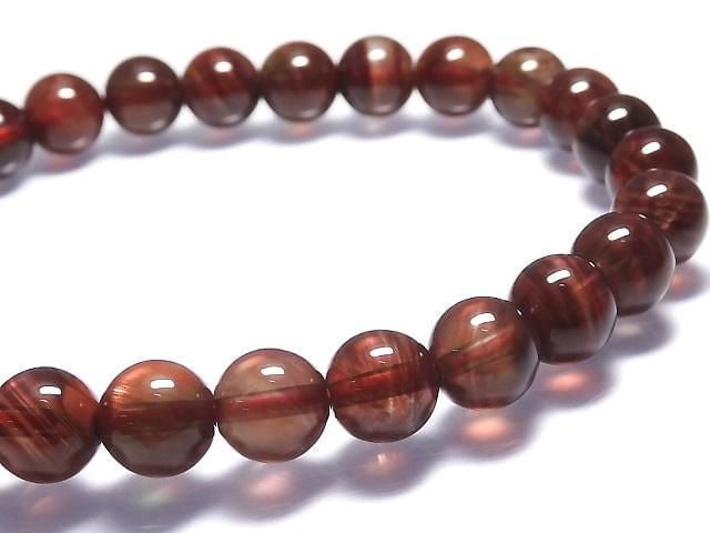 [Video][One of a kind] High Quality Tibetan Andesine AAA Round 7mm Bracelet NO.7