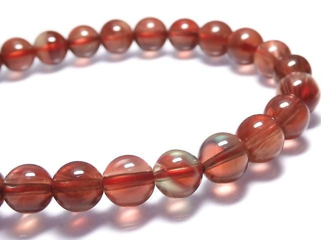 [Video][One of a kind] High Quality Tibetan Andesine AAA Round 7mm Bracelet NO.10