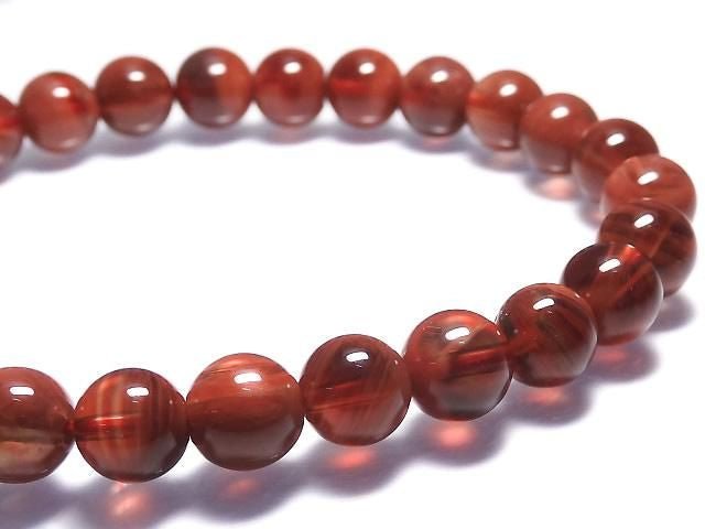 [Video][One of a kind] High Quality Tibetan Andesine AAA Round 7mm Bracelet NO.15