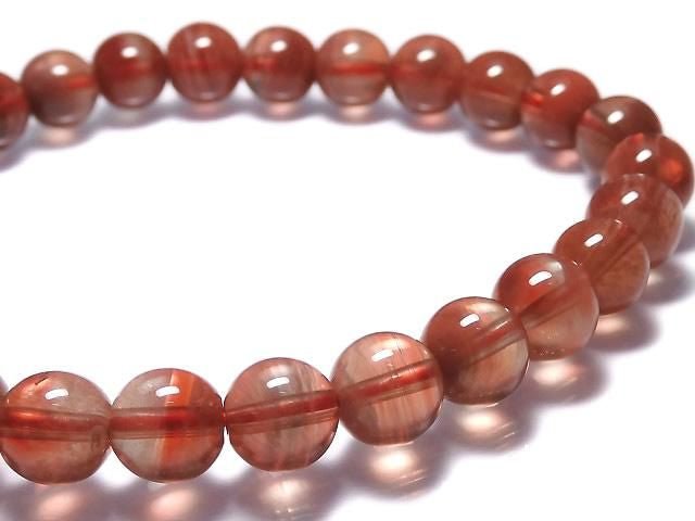 [Video][One of a kind] High Quality Tibetan Andesine AAA Round 7mm Bracelet NO.16