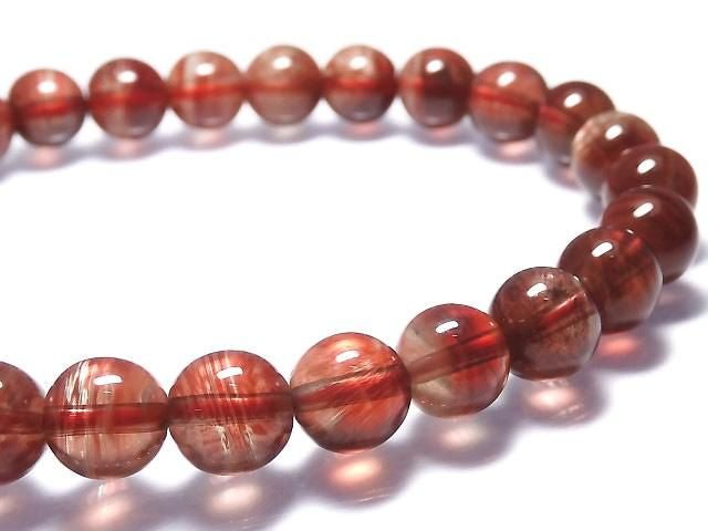 [Video][One of a kind] High Quality Tibetan Andesine AAA Round 7mm Bracelet NO.17