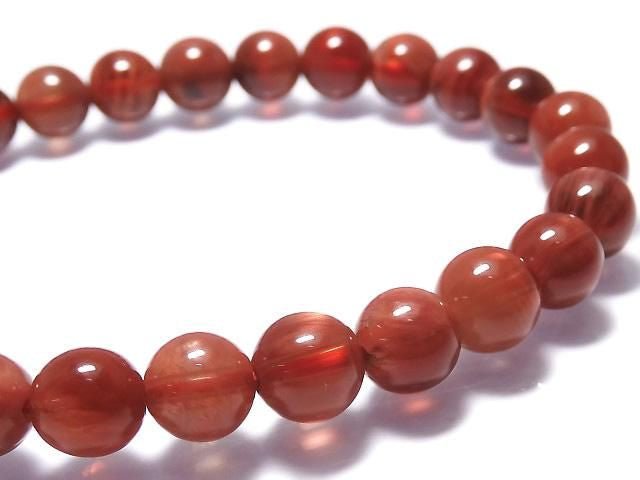 [Video][One of a kind] High Quality Tibetan Andesine AAA Round 7mm Bracelet NO.18