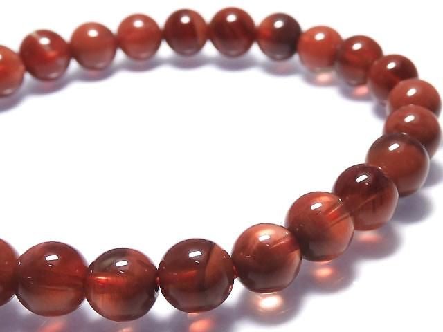 [Video][One of a kind] High Quality Tibetan Andesine AAA Round 7mm Bracelet NO.19