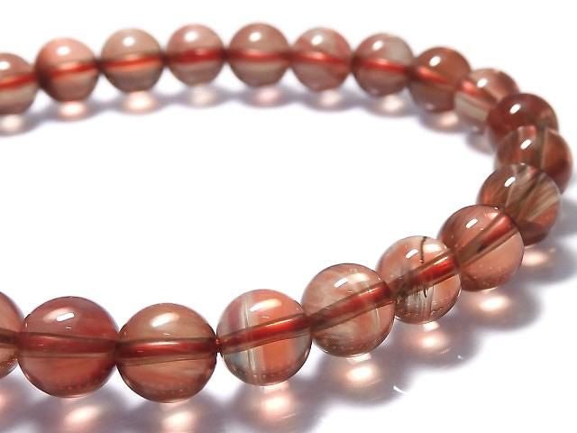 [Video][One of a kind] High Quality Tibetan Andesine AAA Round 7mm Bracelet NO.20
