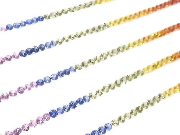 [Video][One of a kind] High Quality Multicolor Sapphire AAA Loose stone Faceted 360pcs Set (1 sheet) NO.1