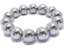 [Video][One of a kind] Meteorite (Altai meteorite) Round 15.5mm Bracelet NO.1
