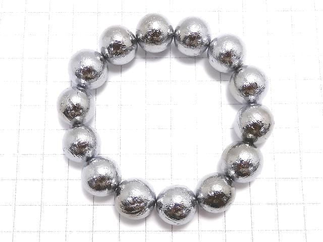 [Video][One of a kind] Meteorite (Altai meteorite) Round 15.5mm Bracelet NO.2