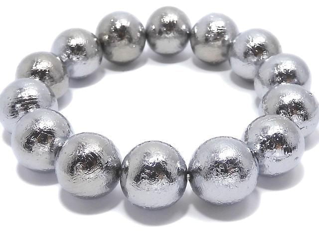 [Video][One of a kind] Meteorite (Altai meteorite) Round 15.5mm Bracelet NO.2