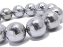 [Video][One of a kind] Meteorite (Altai meteorite) Round 15.5mm Bracelet NO.3