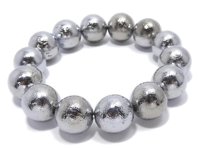 [Video][One of a kind] Meteorite (Altai meteorite) Round 15.5mm Bracelet NO.3