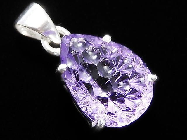 [Video][One of a kind] High Quality Amethyst AAA Pendant Silver925 NO.42