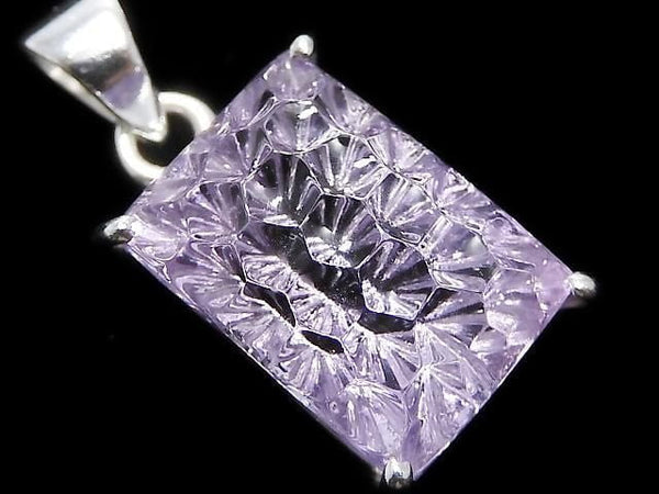 [Video][One of a kind] High Quality Amethyst AAA Pendant Silver925 NO.47
