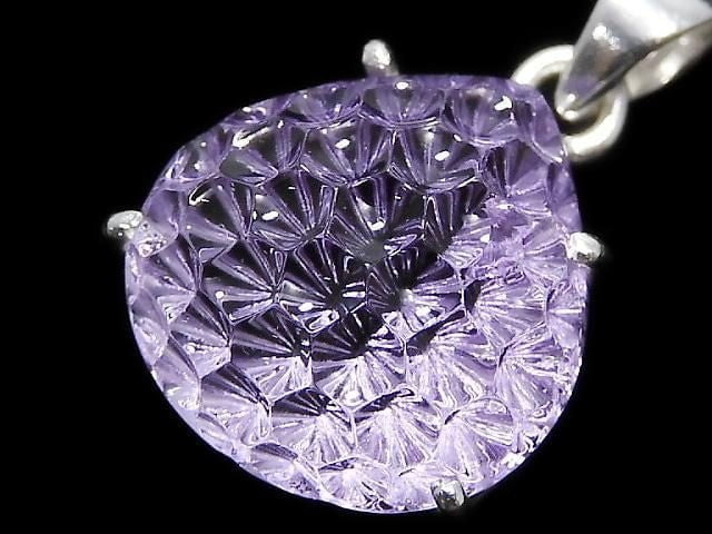 [Video][One of a kind] High Quality Amethyst AAA Pendant Silver925 NO.48