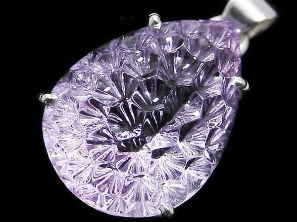 [Video][One of a kind] High Quality Amethyst AAA Pendant Silver925 NO.49
