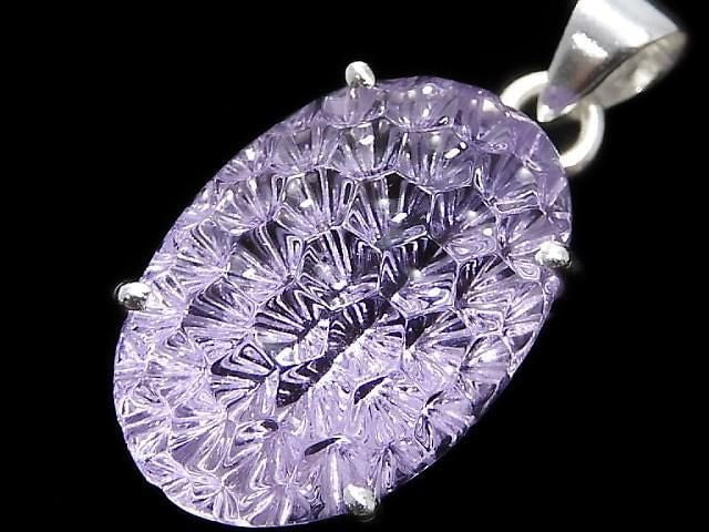 [Video][One of a kind] High Quality Amethyst AAA Pendant Silver925 NO.50