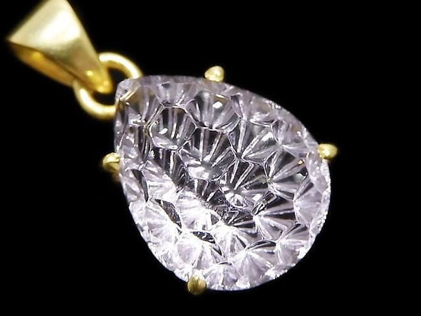 [Video][One of a kind] High Quality Amethyst AAA Pendant 18KGP NO.52
