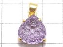 [Video][One of a kind] High Quality Amethyst AAA Pendant 18KGP NO.53