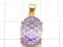[Video][One of a kind] High Quality Amethyst AAA Pendant 18KGP NO.55