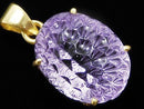 [Video][One of a kind] High Quality Amethyst AAA Pendant 18KGP NO.56