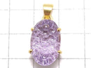 [Video][One of a kind] High Quality Amethyst AAA Pendant 18KGP NO.58