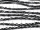 [Video]Hematite Faceted Button Rondelle 6x6x2.5mm 1strand beads (aprx.15inch/37cm)
