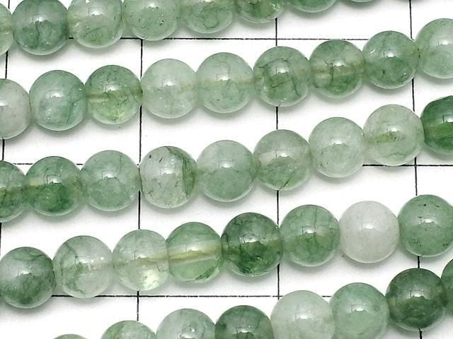 Green color Jade Round 4mm 1strand beads (aprx.15inch/36cm)