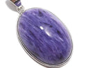 [Video][One of a kind] Charoite AAA Pendant Silver925 NO.21