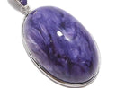 [Video][One of a kind] Charoite AAA Pendant Silver925 NO.25
