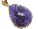 [Video][One of a kind] Charoite AAA Pendant 18KGP NO.27