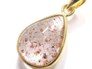 [Video][One of a kind] High Quality Lepidocrocite in Quartz AAA Pendant 18KGP NO.126
