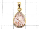 [Video][One of a kind] High Quality Lepidocrocite in Quartz AAA Pendant 18KGP NO.127