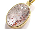 [Video][One of a kind] High Quality Lepidocrocite in Quartz AAA Pendant 18KGP NO.130