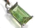 [Video][One of a kind] Green Tourmaline AAA- Faceted Pendant Silver925 NO.26
