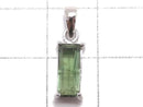 [Video][One of a kind] Green Tourmaline AAA- Faceted Pendant Silver925 NO.27