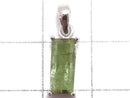 [Video][One of a kind] Green Tourmaline AAA- Faceted Pendant Silver925 NO.28