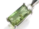 [Video][One of a kind] Green Tourmaline AAA- Faceted Pendant Silver925 NO.29