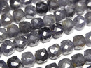 [Video] High Quality! Iolite AA+ Cube Shape 6x6x6mm half or 1strand beads (aprx.15inch/37cm)