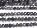 [Video] High Quality! Iolite AA+ Cube Shape 6x6x6mm half or 1strand beads (aprx.15inch/37cm)