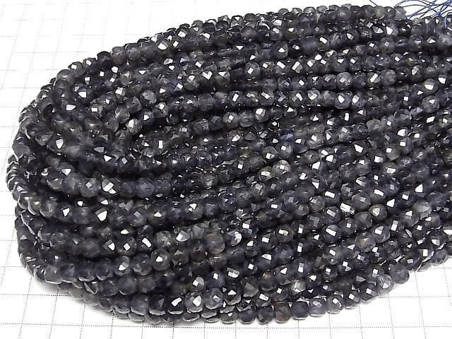 [Video] High Quality! Iolite AA+ Cube Shape 6x6x6mm half or 1strand beads (aprx.15inch/37cm)