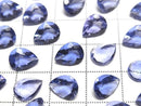[Video] High Quality Color Change Fluorite AAA Loose Stone Pear Shape Faceted 9x7mm 1pc