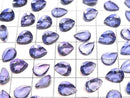 [Video] High Quality Color Change Fluorite AAA Loose Stone Pear Shape Faceted 9x7mm 1pc